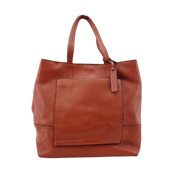 J. Crew Handbags - J Crew All Day Tote bag in‎ Brown Leather - Size 13x13x4